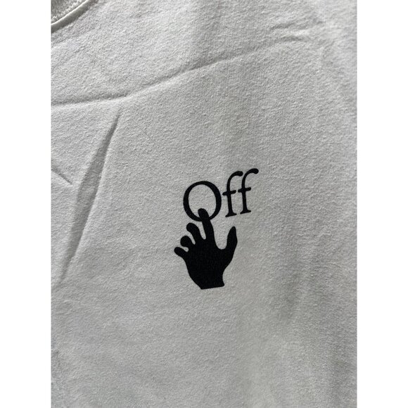 Authentic Off White Men’s Small Tee Shirt White Arrows Graphic Streetwear Hype - Picture 3 of 9